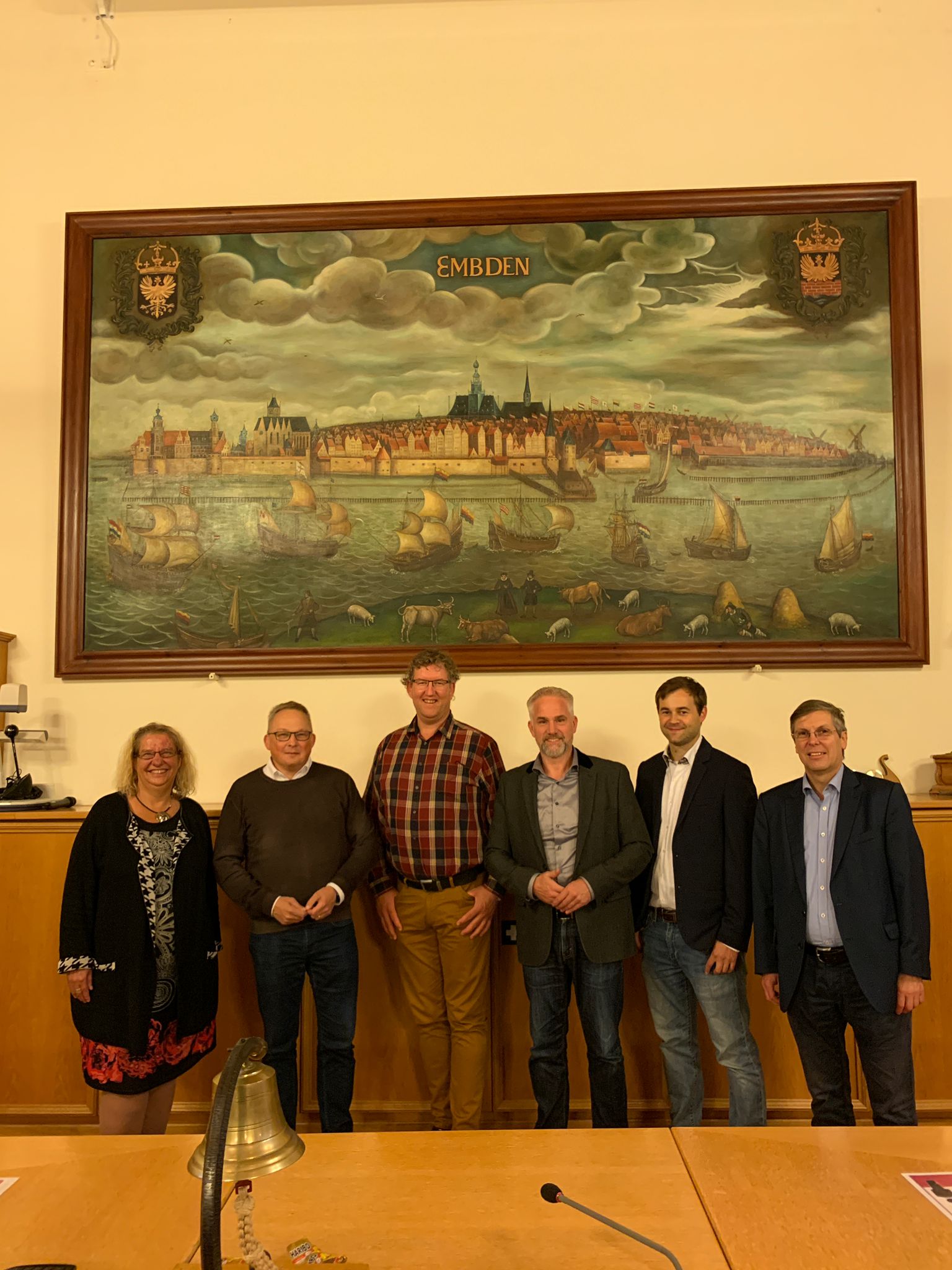 Von links nach rechts:
Andrea Risius, Bernd Gröttrup, Albert Ohling, Gerold Verlee, Wilke Held, Reinhard Hegewald
Es fehlt: Ole Falbe